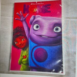 DreamWorks Home Poster with Red and Purple